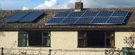 Solar thermal and photovoltaic panels