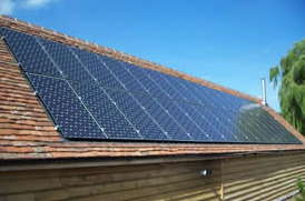  Solar roof panels