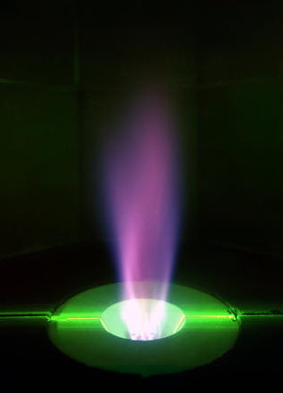 Hydrogen flame